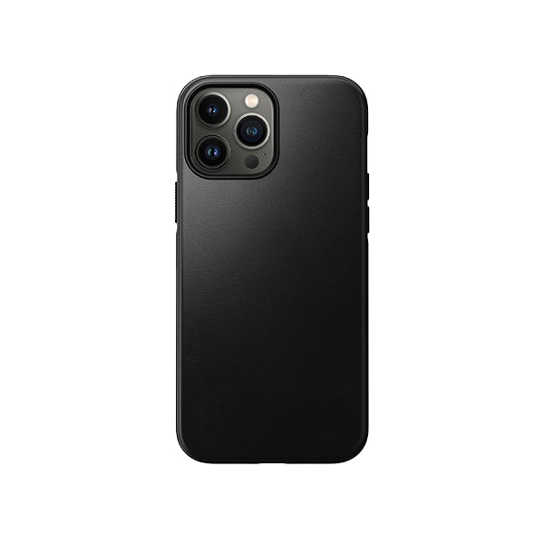 iPhone Modern Black Leather Case