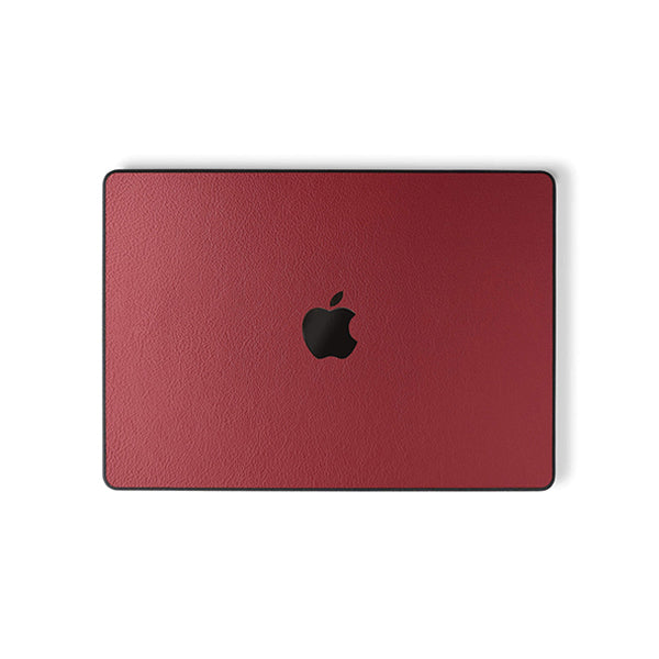 MacBook Ross Red Leather Case