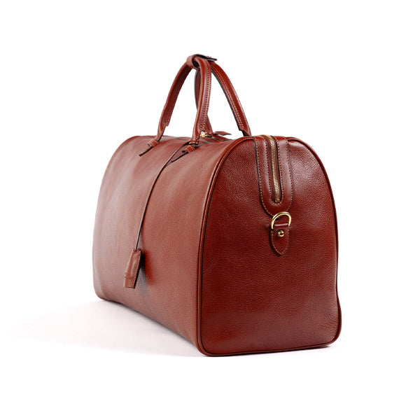 Executive Edge Saddle Tan Weekender Bag