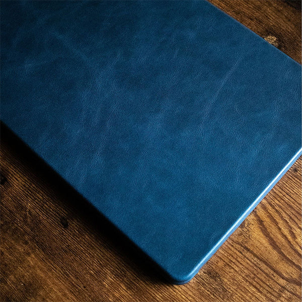 MacBook Navy Blue Leather Case