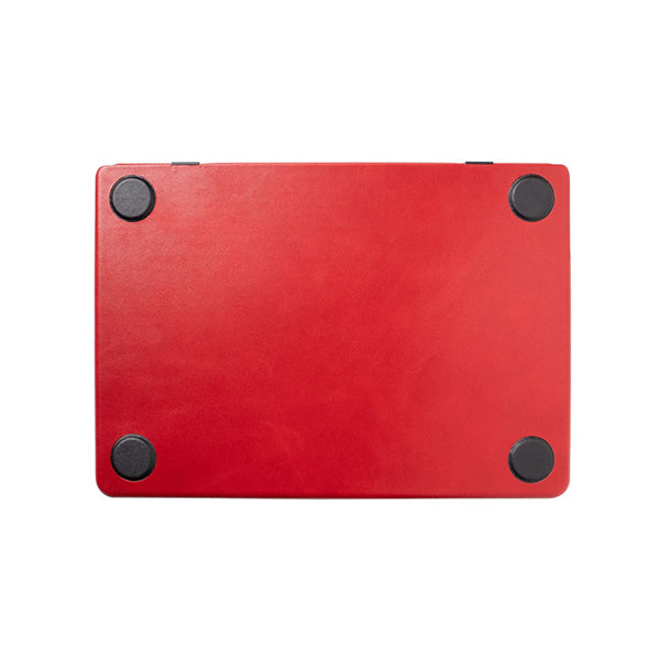 MacBook Red Leather Case