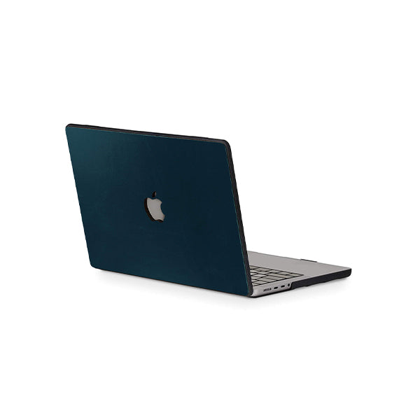 MacBook Pacific Blue Leather Case