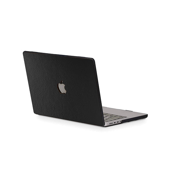 MacBook Black Leather Case