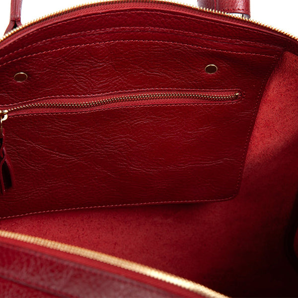 Executive Edge Red Weekender Bag