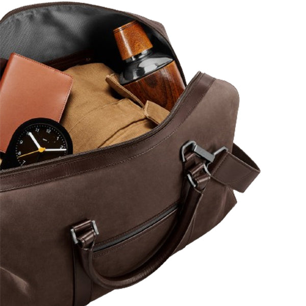 Compact Weekender Chocolate Bag