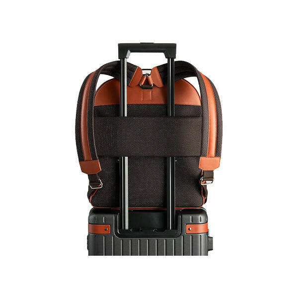 AU Cognac Leather Backpack