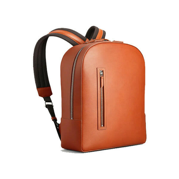 AU Cognac Leather Backpack