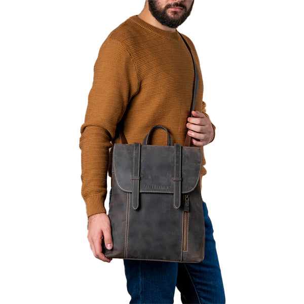 Chestnut Leather Backpack