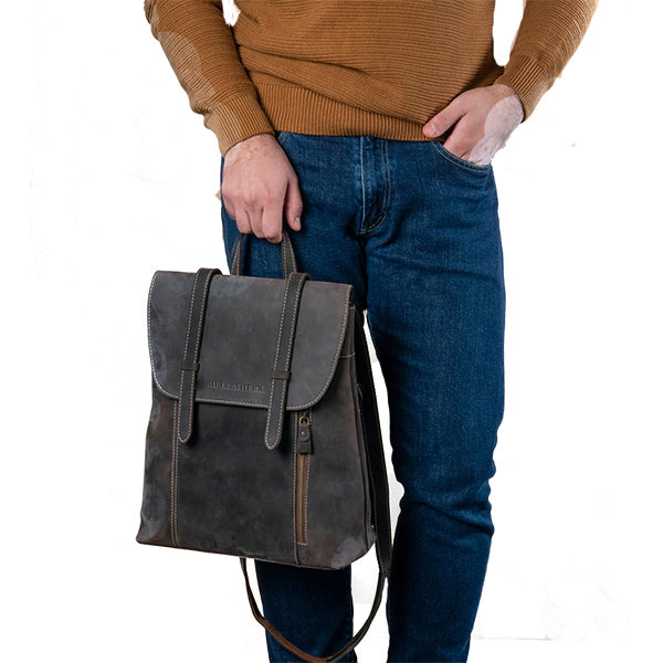 Chestnut Leather Backpack