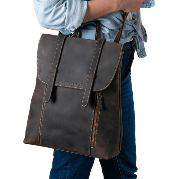 Chestnut Leather Backpack