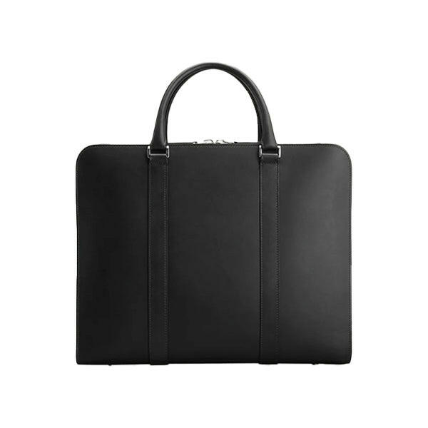 Executive Edge Navy Blue Leather Briefcase