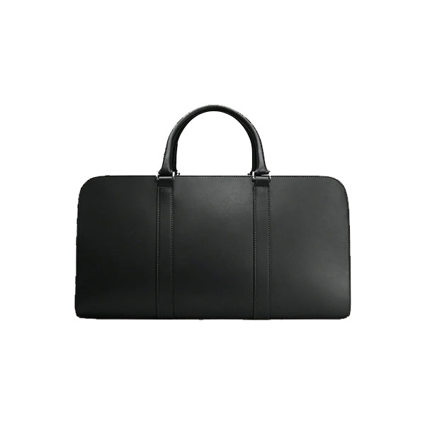 Executive Edge Black Leather Weekend/Travel Bag