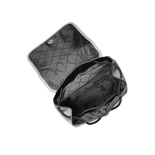 Hudson Pebbled Dove Leather Backpack