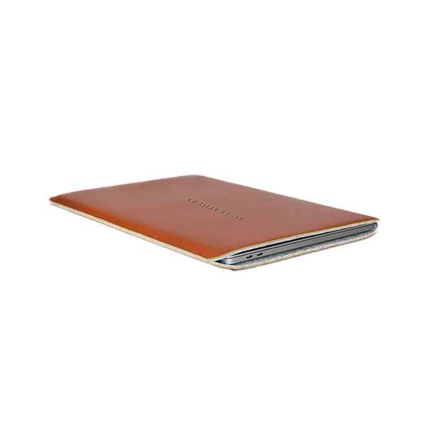 MacBook Brown Leather Sleeve