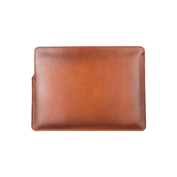 MacBook Burnished Tan Leather Sleeve