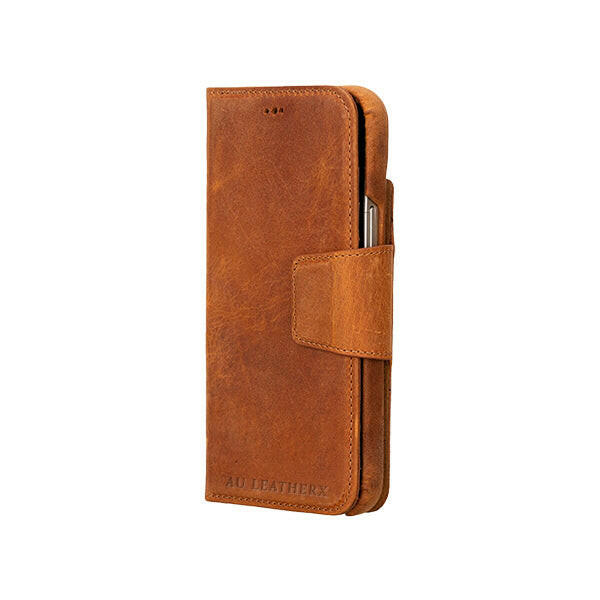 iPhone Wallet Case Golden Brown