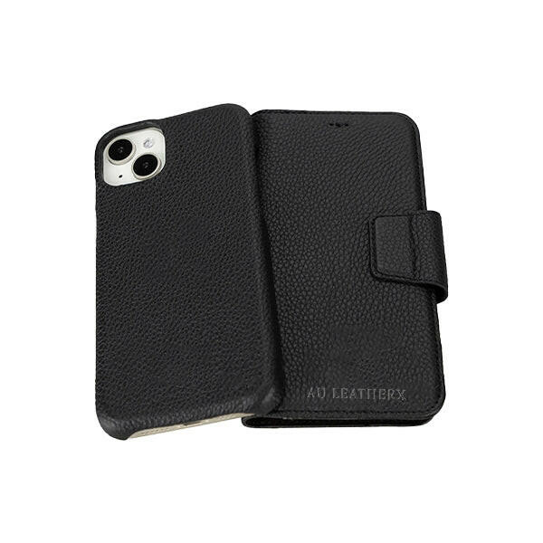 iPhone Wallet Case Pebble Black