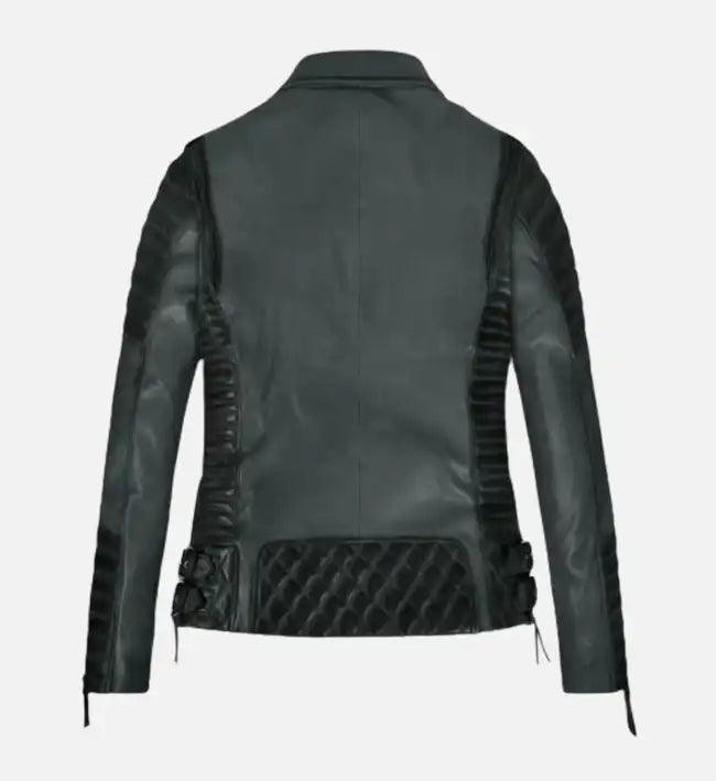 Men's Charles Burnt Charcoal Leather Jacket
