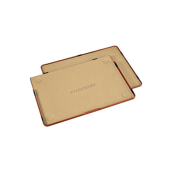 Leather Hardshell Brown Case for MacBook