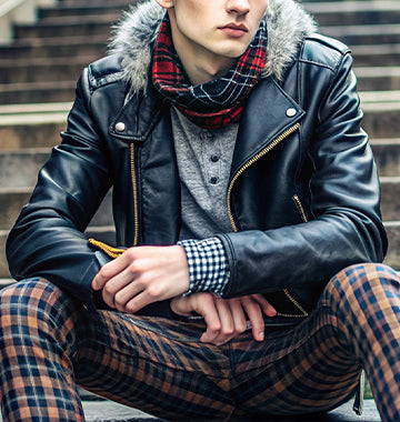 What To Wear With A Black Leather Jacket for Men