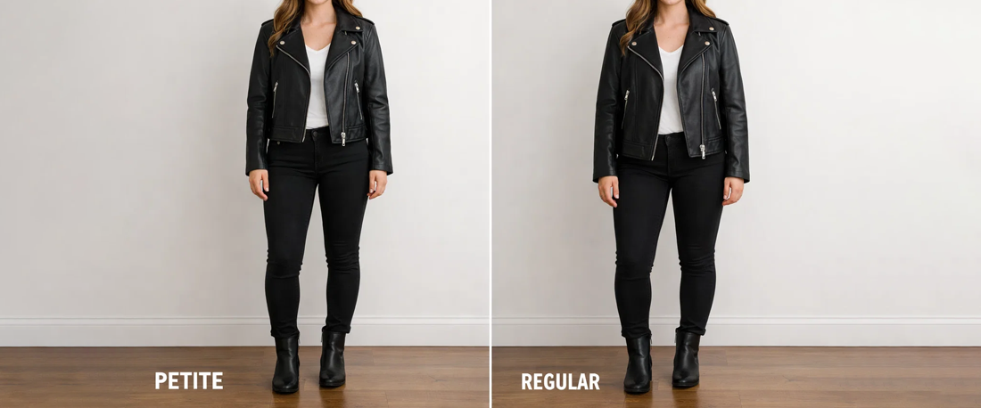 Petite vs Regular Leather Jackets: A Complete Fit Comparison