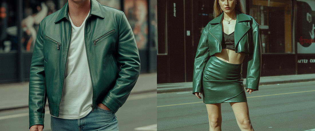 How to Style Green Leather Jackets for Men and Women