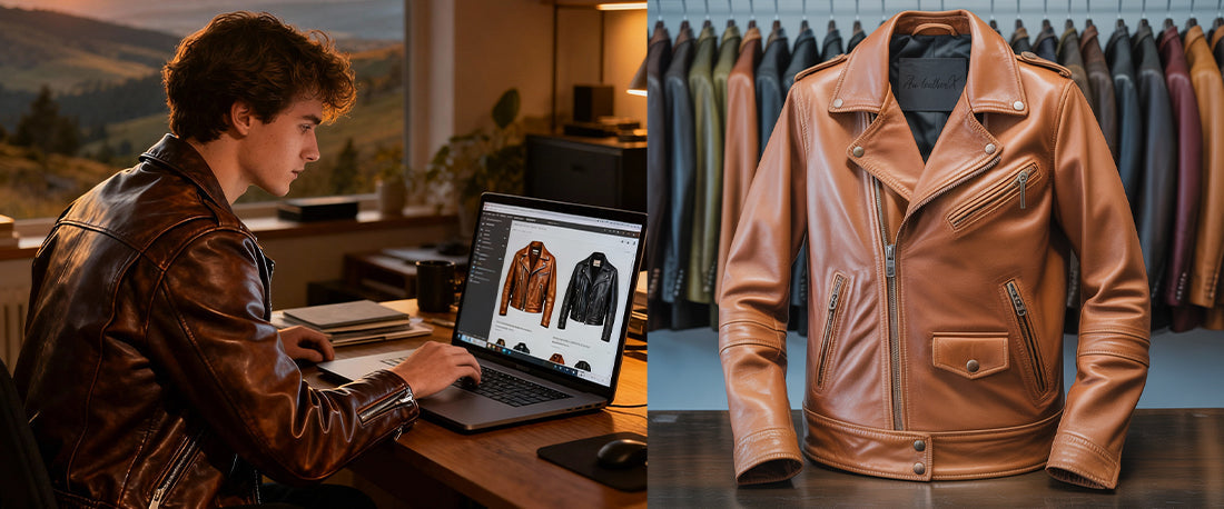 Online vs Offline Shopping Leather Jacket Buying Guide