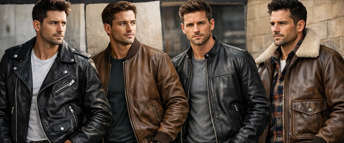 The Ultimate Guide to Men's Leather Jacket Styles: Find Your Perfect Look