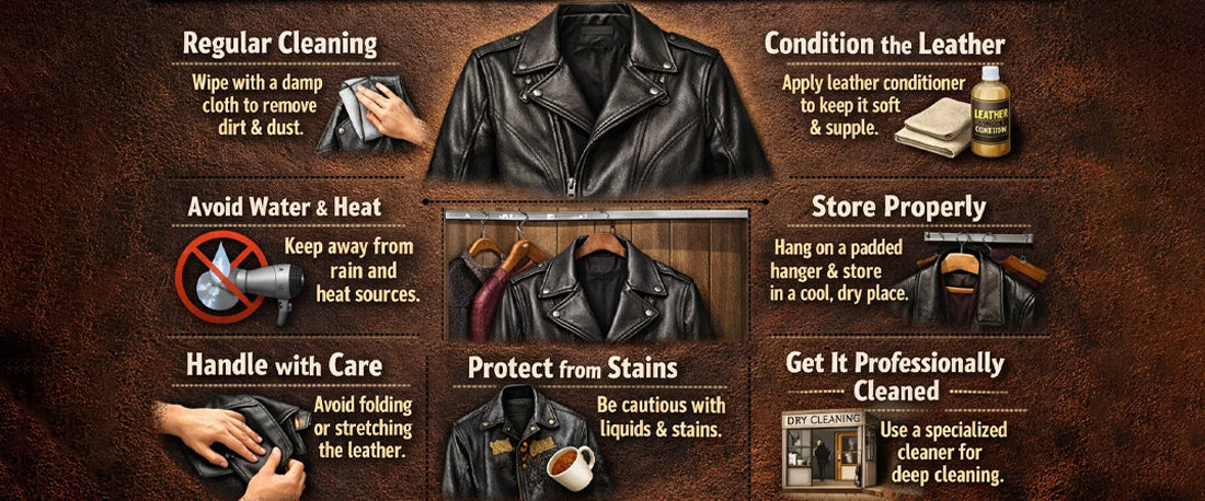 Tips for Caring Leather Jacket and Keeping It Looking Like New