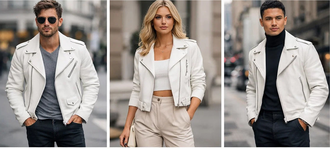 Stylish White Leather Jackets to Upgrade Your Look in 2026