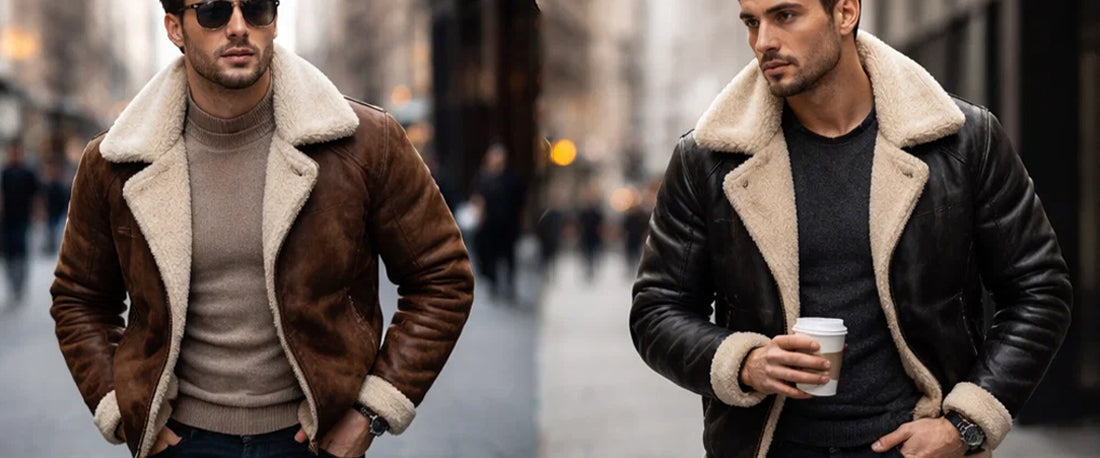 Style Guide for Men on How to Wear a Shearling Jacket: Outfit Ideas and Tips
