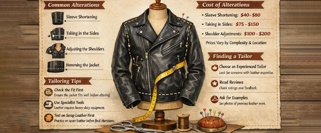 How to Tailor a Leather Jacket: Tips on Alteration, Cost & More