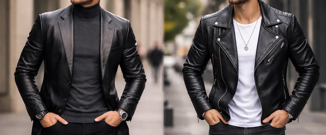 Leather Blazer or Leather Jacket? What You Need to Know Before Choosing