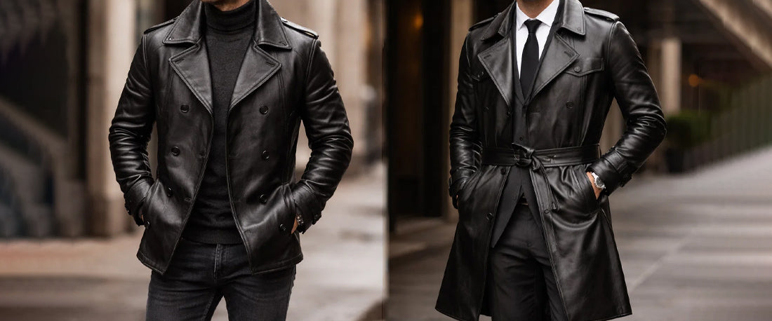 What is the Difference Between a Peacoat & Trench Coat