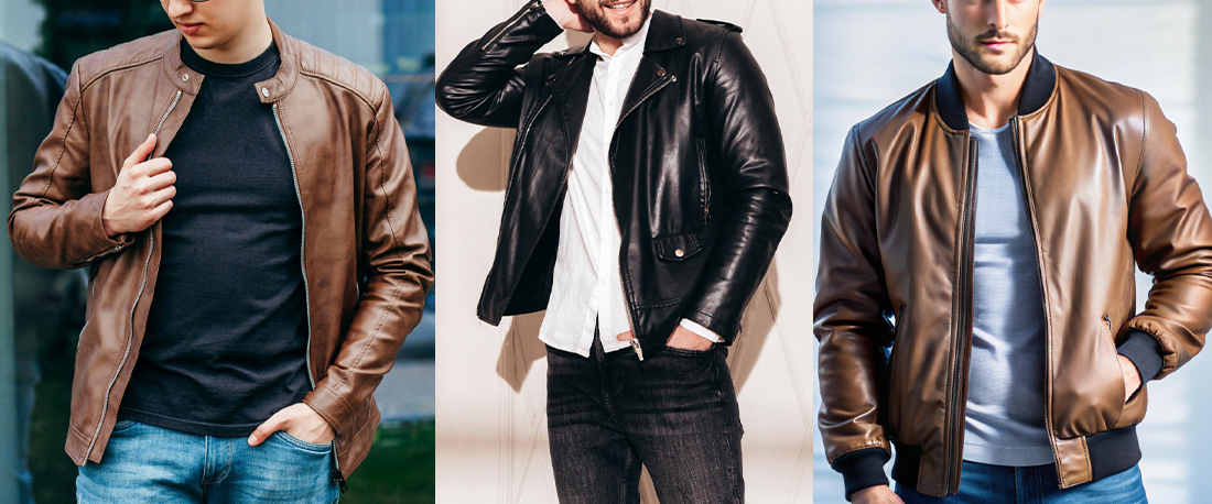 Stylish Men's Leather Jackets to Wear With Formal Outfits