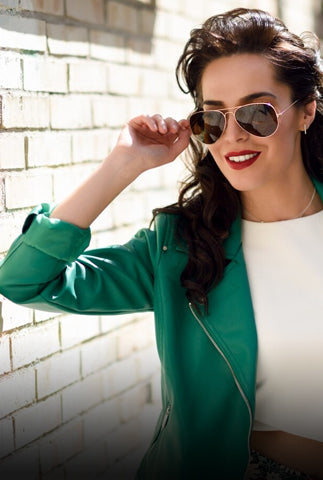 Women's Green Leather Jackets