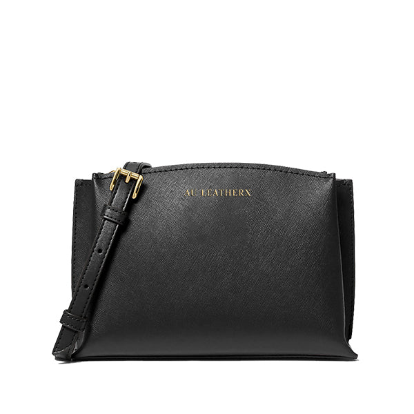 Ruby Medium Saffiano Leather Tote Bag (Black)