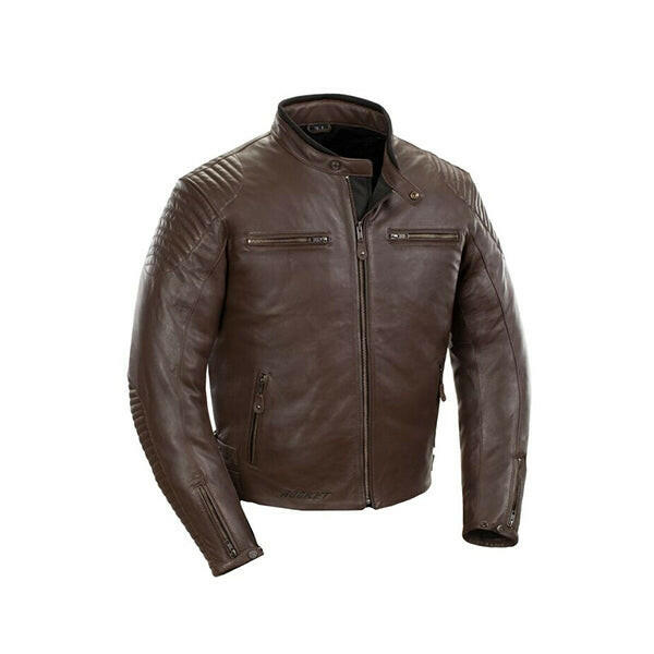 Joe Rocket Sprint  Brown Leather Jacket - AU LeatherX