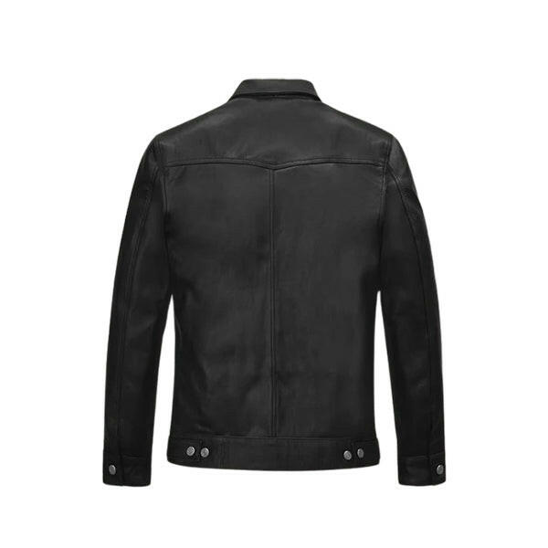 Premiere of Jurassic World Black Leather Jacket - AU LeatherX