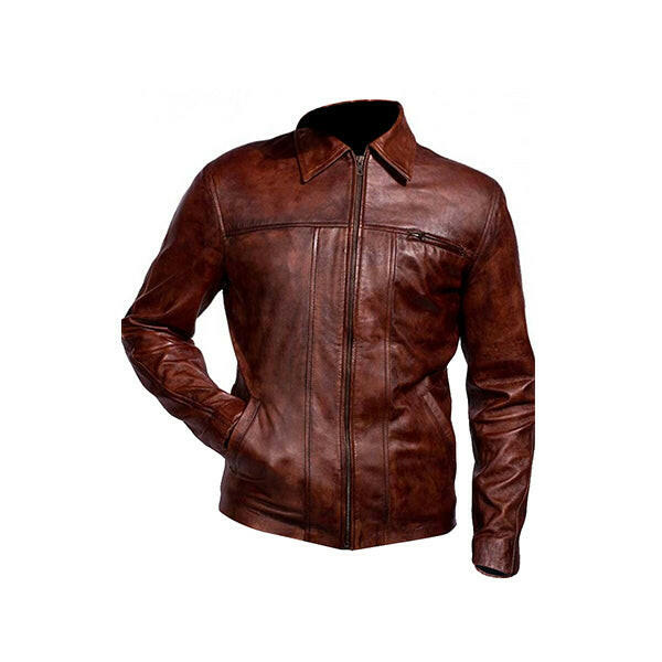 Inception Cobb Brown Leather Jacket - AU LeatherX
