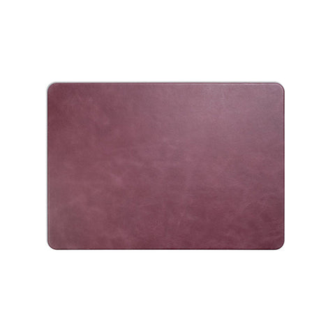 MacBook Merlot Leather Case