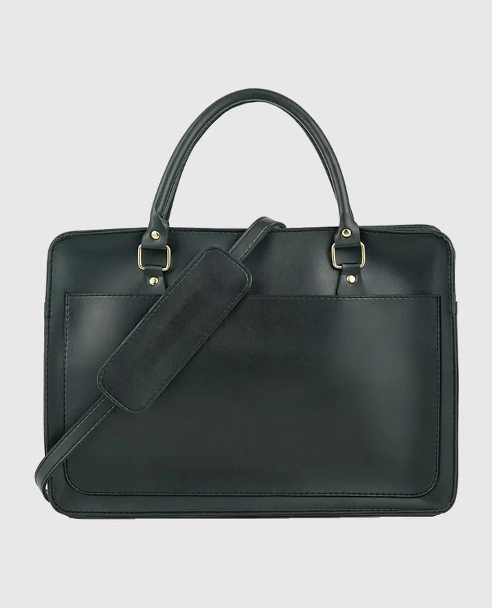 Multi Pockets Laptop Bag (Black)