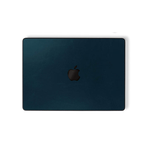 MacBook Pacific Blue Leather Case