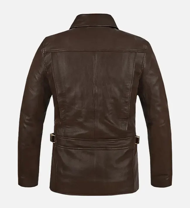 Inception Cobb Dark Brown Leather Jacket