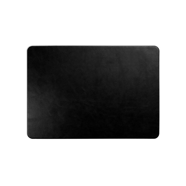 MacBook Jet Black Leather Case