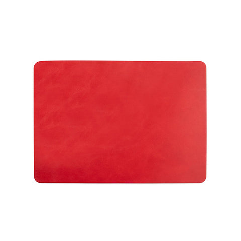 MacBook Red Leather Case