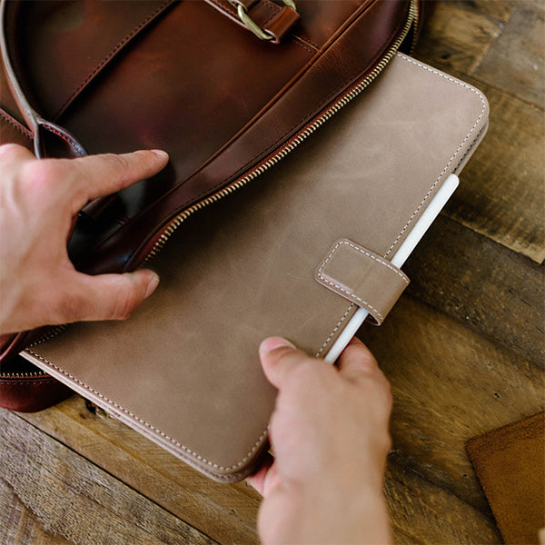 iPad Leather Case Dune