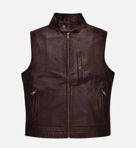 Men's Road shaper Leather Vest