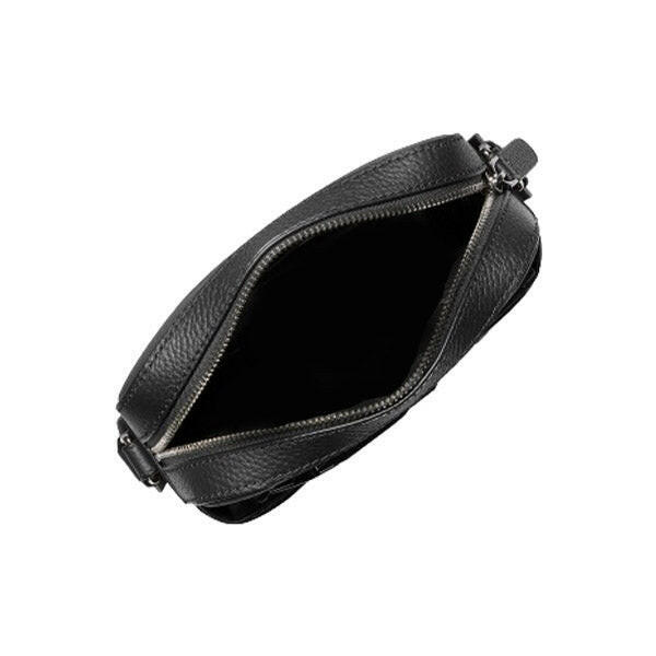 Hudson Leather Black Flight Bag