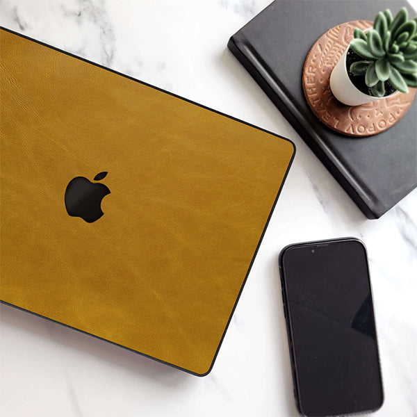 MacBook Dijon Leather Case